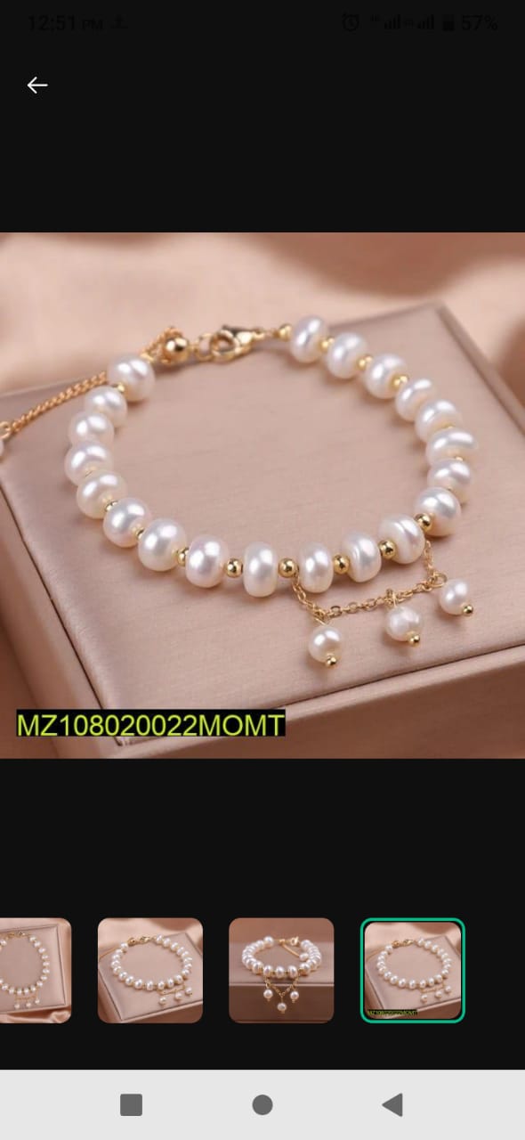 Pearl Beaded Bracelet